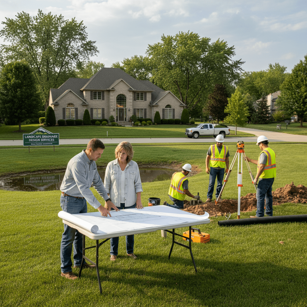 Landscape Drainage Design Services in Des Plaines