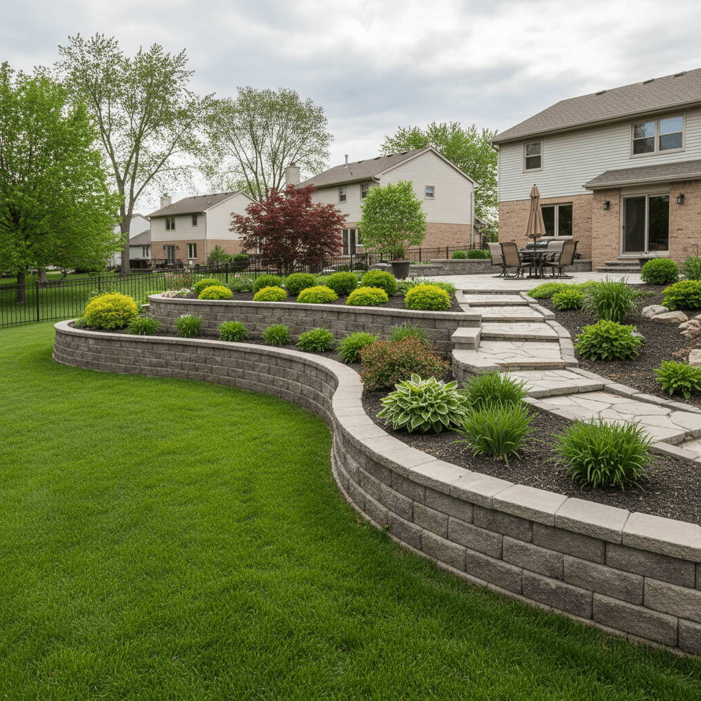 Retaining Wall Design Services in Des Plaines, IL