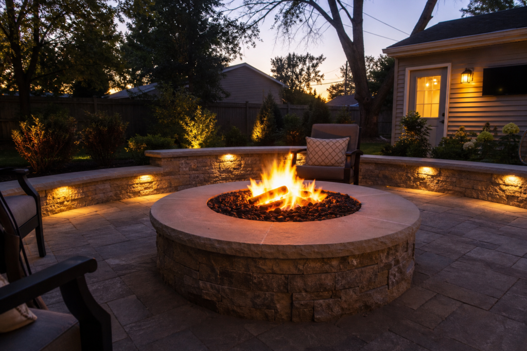 Outdoor Fire Pit Install